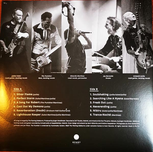 The Flaming Sideburns - Silver Flames | Svart Records (SVART261LP) - 2