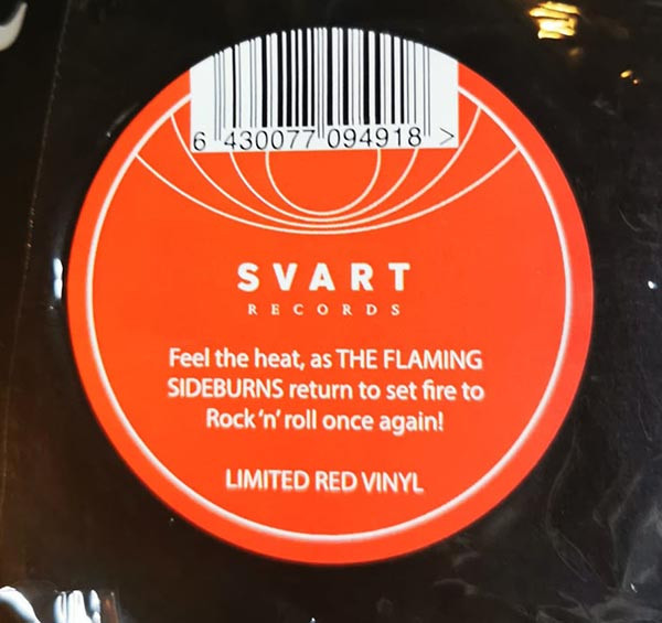 The Flaming Sideburns - Silver Flames | Svart Records (SVART261LP) - 3