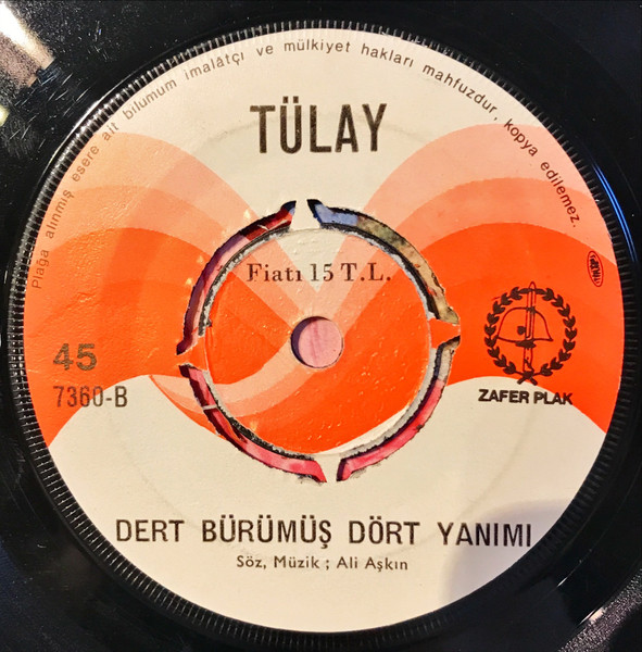 Tülay Zafer - Gercek Seven Kiskanir | Zafer Plak (7360) - 3