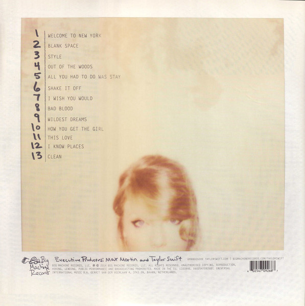 Taylor Swift - 1989 | Big Machine Records (0602547092687) - 4