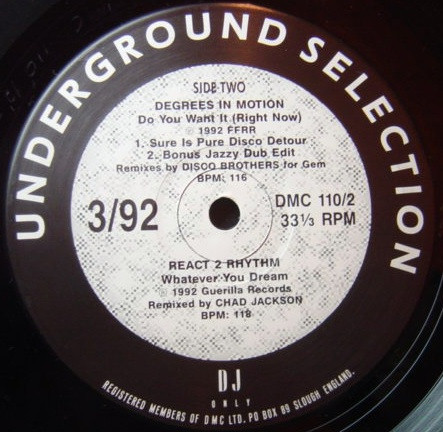 Various - Underground Selection 3/92 | DMC (DMC 110/2) - 4 Various - Underground Selection 3/92 | DMC (DMC 110/2) - 4