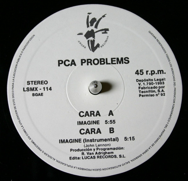 PCA Problems - Imagine | Lucas Records (LSMX-114) - 3