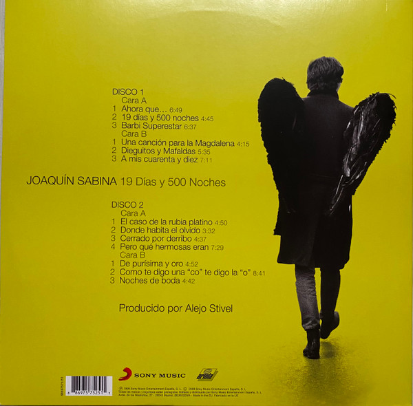 Joaquín Sabina - 19 Días Y 500 Noches | Sony Music Entertainment España, S.L. (886975752515) - 2