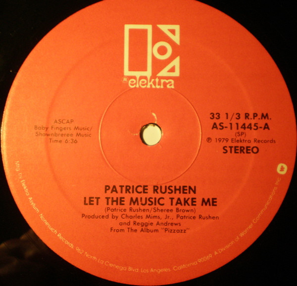 Patrice Rushen - Let The Music Take Me | Elektra (AS-11445) - main