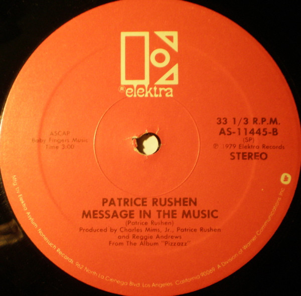 Patrice Rushen - Let The Music Take Me | Elektra (AS-11445) - 2