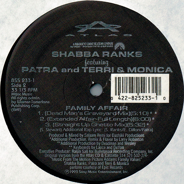 Shabba Ranks Featuring Patra And Terri & Monica - Family Affair | Atlas (855 233-1) - 2 Shabba Ranks Featuring Patra And Terri & Monica - Family Affair | Atlas (855 233-1) - 2