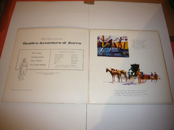 William Lava - Quattro Avventure di Zorro | Disneyland (STP 3601) - 3