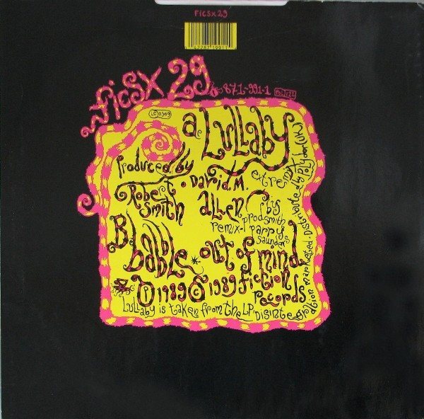 The Cure - Lullaby | Fiction Records (FICSX 29) - 2 The Cure - Lullaby | Fiction Records (FICSX 29) - 2