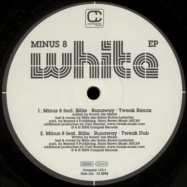 Minus 8 - White EP | Compost Records (COMPOST 133-1) - 2