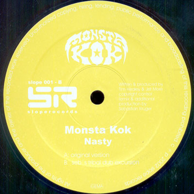 Monsta Kok - Nasty | Slope Records (slope 001) - main