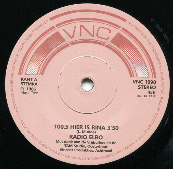 Radio Elbo - 100.5 Hier Is Rina | VNC (VNC 1098) - 2