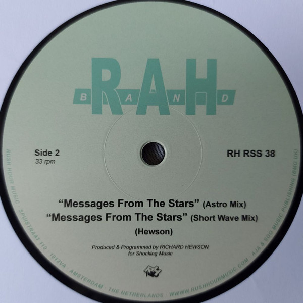 RAH Band - Messages From The Stars | Rush Hour (RH RSS 38) - 3