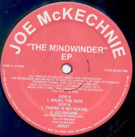 Joe McKechnie - The Mindwinder EP | Acacia Records (AR027)