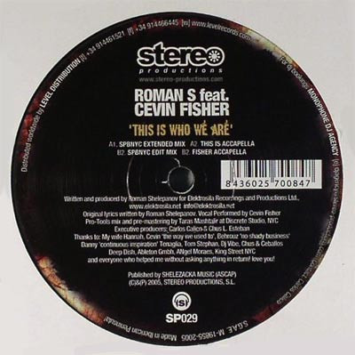 Roman S. Feat. Cevin Fisher - This Is Who We Are | Stereo Productions (SP029)