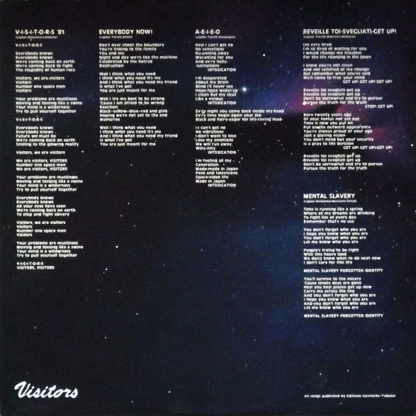 Visitors - Visitors | Rockland Records (RKL 20243) - 3