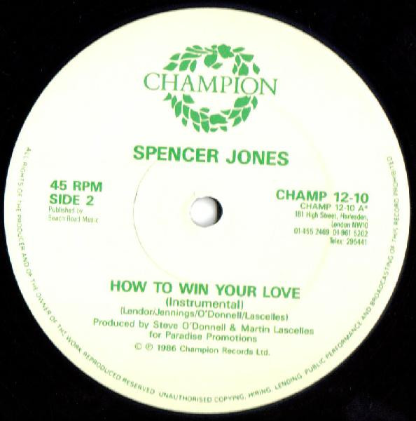 Spencer Jones - How To Win Your Love | Champion (CHAMP 12-10) - 4