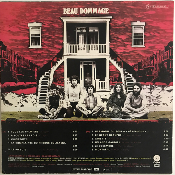 Beau Dommage - Beau Dommage | Capitol Records (2C 066-81.843) - 2