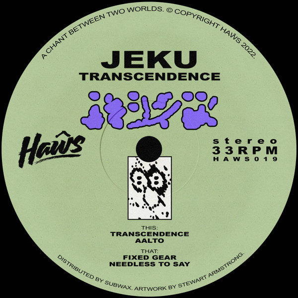 Jeku - Transcendence | Haŵs (HAWS019) Jeku - Transcendence | Haŵs (HAWS019)