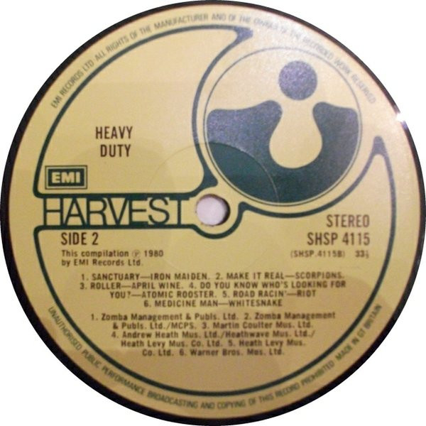 Various - Heavy Duty | Harvest (SHSP 4115) - 4