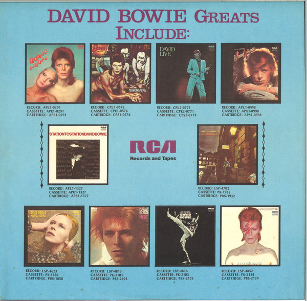 David Bowie - Pinups | RCA Victor (APL1-0291) - 3