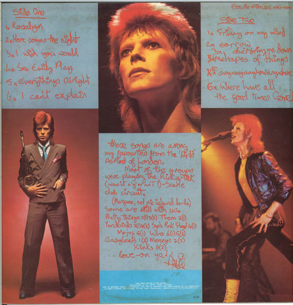 David Bowie - Pinups | RCA Victor (APL1-0291) - 2
