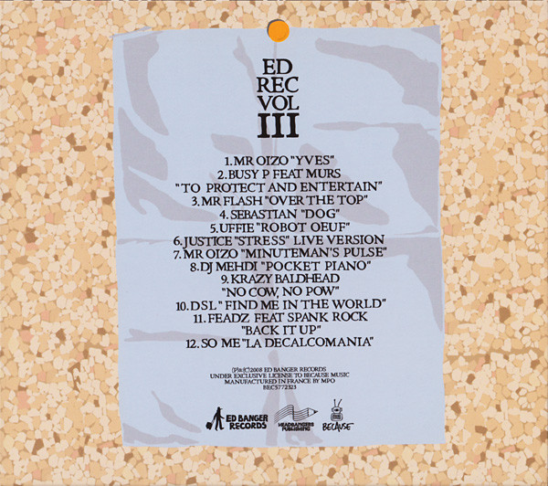 Various - Ed Rec Vol III | Because Music (BEC5772323) - 2