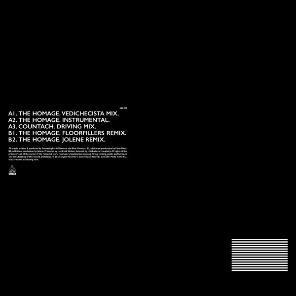 Blue Mondays - The Homage | Skylax Records (LAX160) - 2