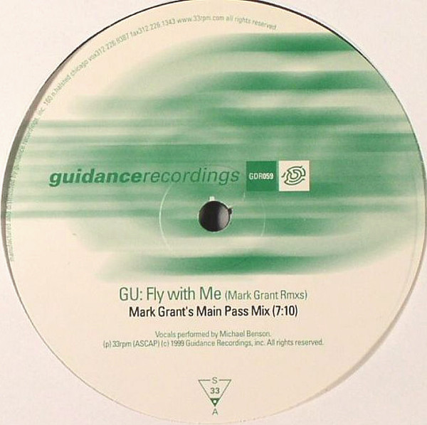 Glenn Underground - Fly With Me (Mark Grant Rmxs) | Guidance Recordings (GDR059) - main