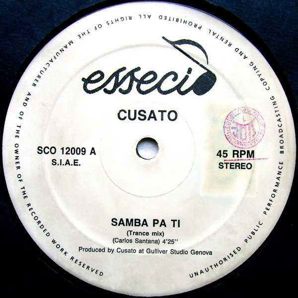 Salvatore Cusato - Samba Pa Ti | Essecio (SCO 12009) Salvatore Cusato - Samba Pa Ti | Essecio (SCO 12009)