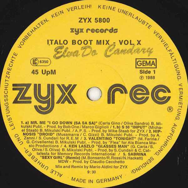 Various - Italo Boot Mix Vol. 10 | ZYX Records (ZYX 5800) - 3
