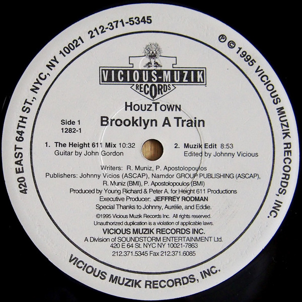 HouzTown - Brooklyn A Train | Vicious Muzik Records (1282-1)