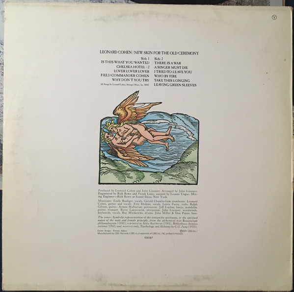 Leonard Cohen - New Skin For The Old Ceremony | CBS (69087) - 2 Leonard Cohen - New Skin For The Old Ceremony | CBS (69087) - 2