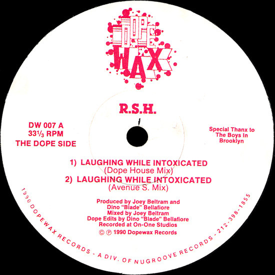 R.S.H. - Laughing While Intoxicated | Dopewax (DW 007)