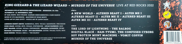 King Gizzard And The Lizard Wizard - Murder Of The Universe (Live At Red Rocks 2022) | We Are Busy Bodies (WABB-161) - 3