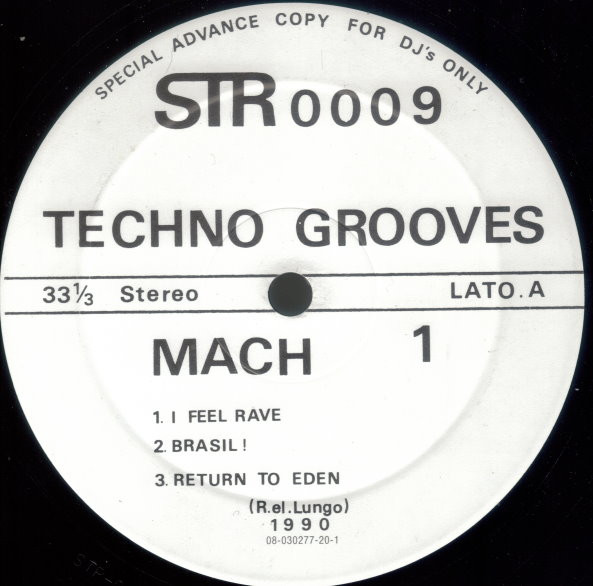 Techno Grooves - Mach 1 | Stealth Records (STR 0009)