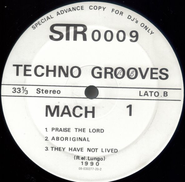 Techno Grooves - Mach 1 | Stealth Records (STR 0009) - 2