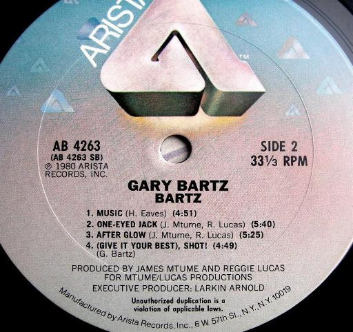 Gary Bartz - Bartz | Arista (AB 4263) - 4