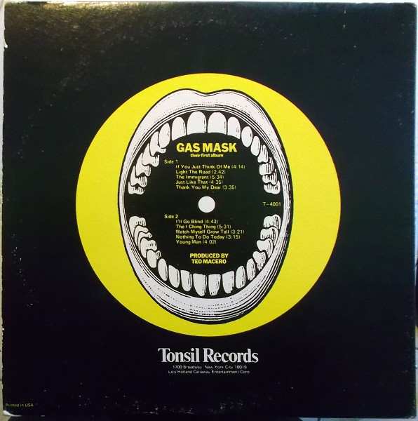 Gas Mask - Their First Album | Tonsil Records (T - 4001) - 4
