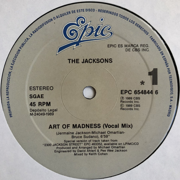 The Jacksons - Art Of Madness | Epic (654844 6) - 3