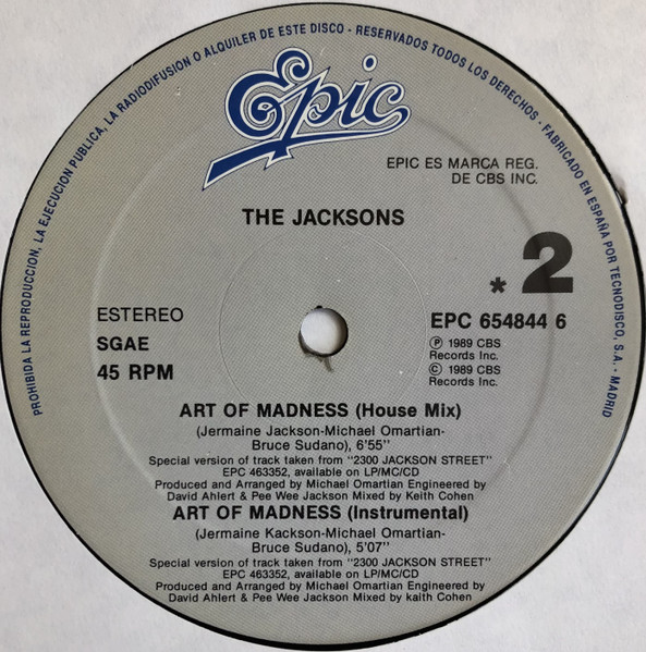 The Jacksons - Art Of Madness | Epic (654844 6) - 4