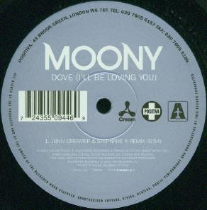 Moony - Dove (I'll Be Loving You) | Positiva (12MNY-1) - 3