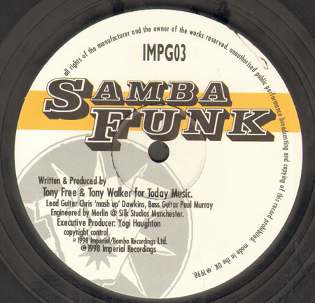 Tony Walker & Tony Free - Samba Funk (Harlem Live Edit) | Imperial Gold (IMPG03)