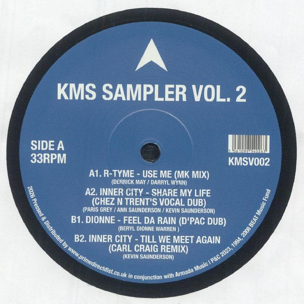 R-Tyme / Inner City / Dionne - KMS Sampler Vol. 2 | KMS Records (KMSV002) - main R-Tyme / Inner City / Dionne - KMS Sampler Vol. 2 | KMS Records (KMSV002) - main