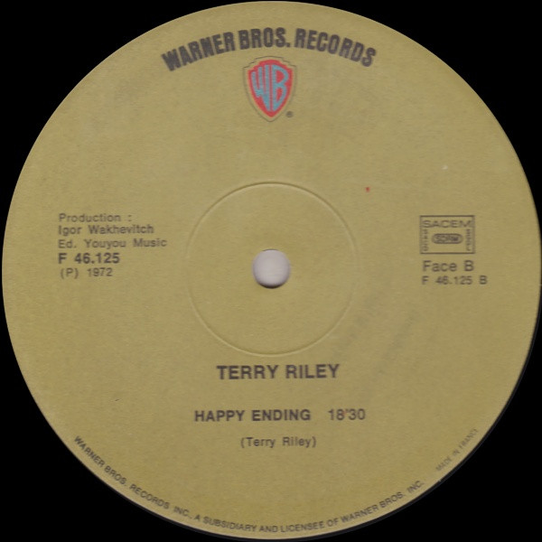 Terry Riley - Happy Ending | Warner Bros. Records (46 125) - 4