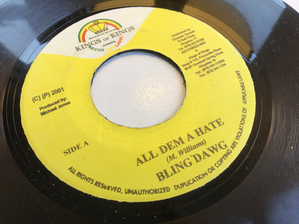 Bling Dawg - All Dem A Hate | Kings of Kings (none) - main