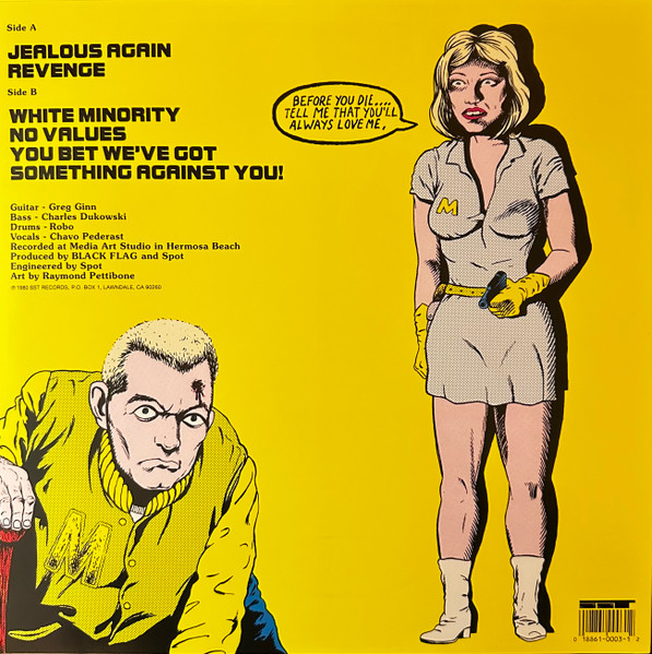 Black Flag - Jealous Again | SST Records (SST 003) - 2
