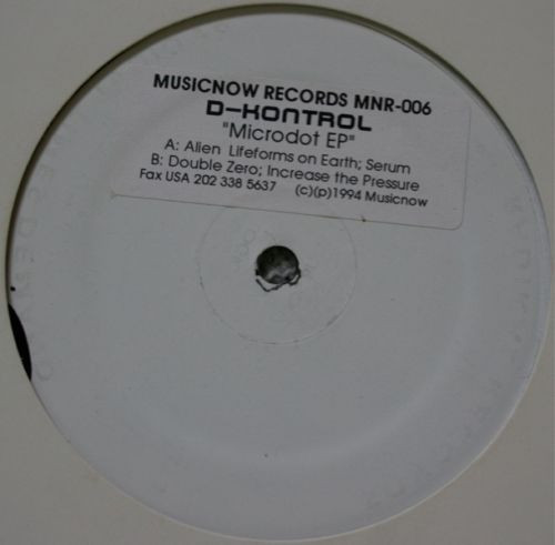 D-Kontrol - Microdot E.P. | Musicnow Records (MNR006)