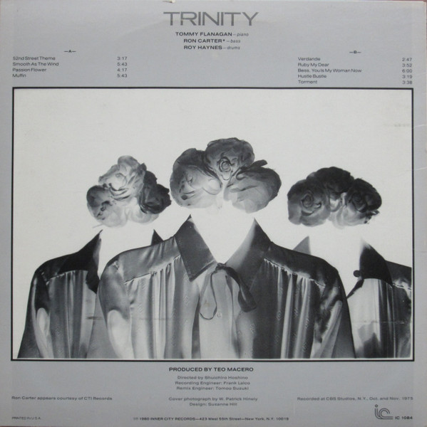 Tommy Flanagan - Trinity | Inner City Records (IC 1084) - 2