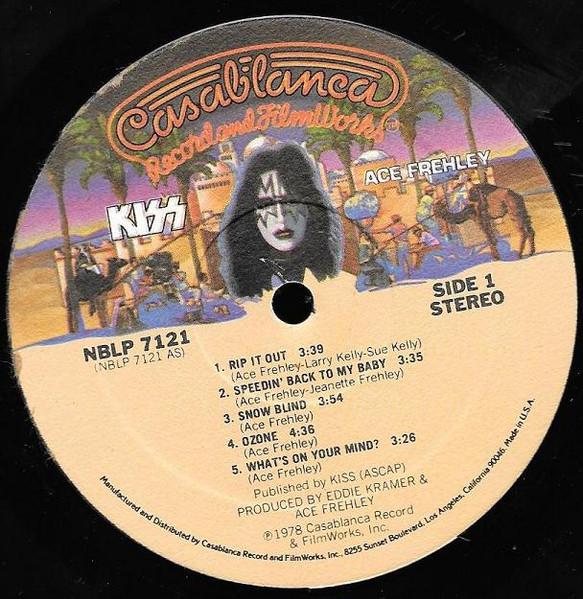 Kiss , Ace Frehley - Ace Frehley | Casablanca (NBLP 7121) - 3