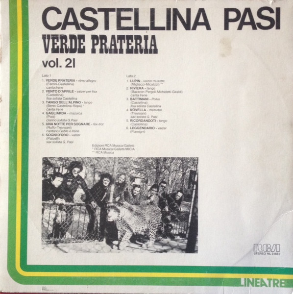 Orchestra Castellina-Pasi - Verde Prateria - Vol. 21 | RCA (NL 31651) - 2